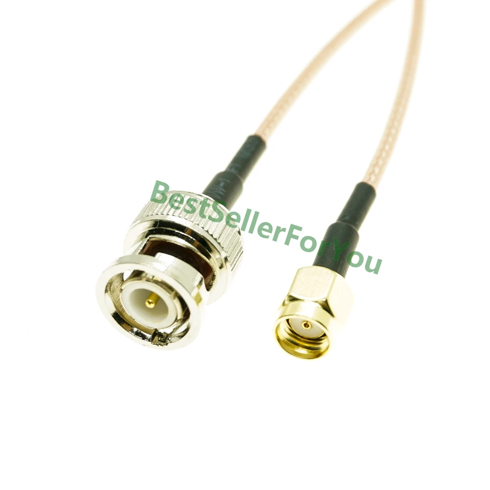 RP SMA Male to BNC 50-Ohm RG316 Coax Low Loss Jumper RF Cable | Обустройство дома