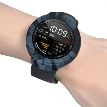 

Soft Silicone Case For AMAZFIT Verge Smart Watch Camouflage Full Protective Cases Watch Cover Armor Cover Full Case
