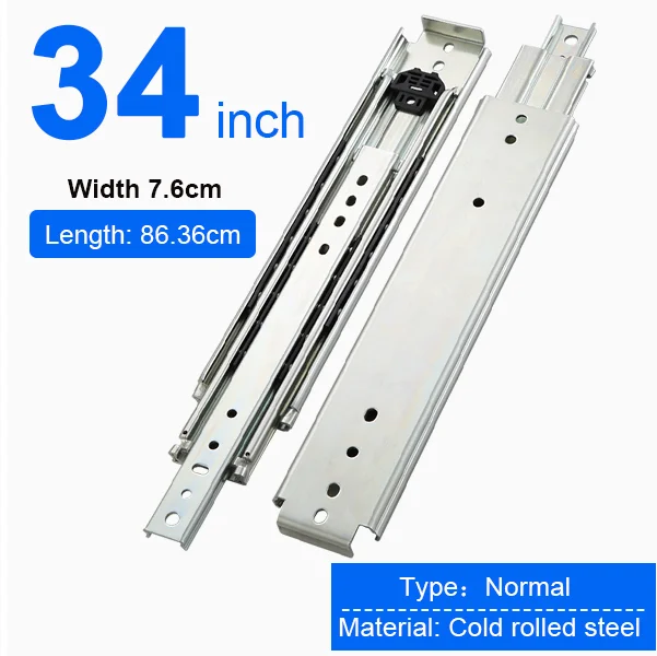 1 Par De Rieles Deslizantes Con Rodamiento De Bolas De Acero | Cuotas