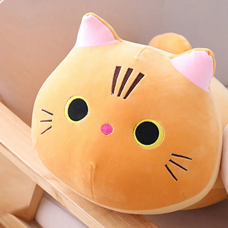 Mollusk Pillow Cute Cat Cylindrical Strip Pillow Bed Single Double Pillow Nap Pillow Office Cushion