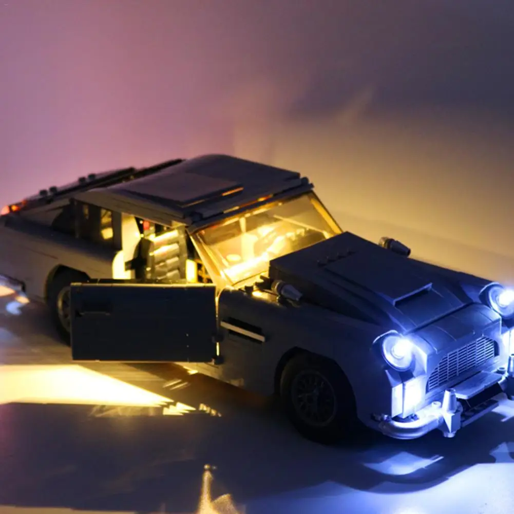 

Complete Version Of LED Light Kit For Lego 10262 Aston Martin DB5 James Bond Lighting Bricks Toys (not Include Car Bricks Set)