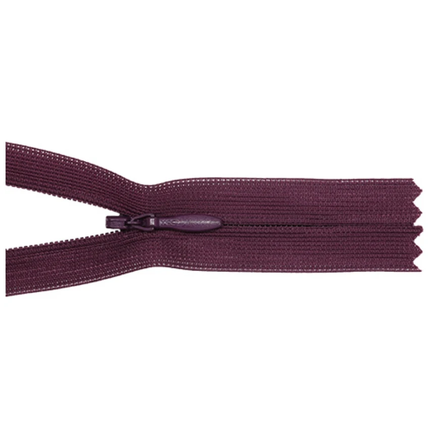 A set of concealed one-piece zippers BIG 31327/50 type 3 color: eggplant 10 pieces (number items in a set: 10) Needlework tailoring DIY Apparel