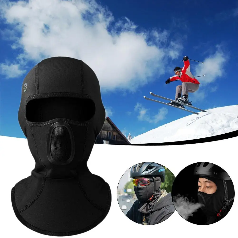 Windproof Ski Face Mask Winter Neck Warmer Head Cover Wear-resistant Hood Women Men Riding Mask Cycling Supplies
