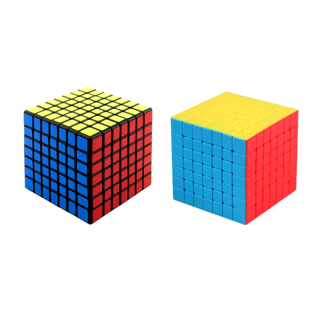 7x7x7 магический скоростной кубик-антистрессовая головоломка для взрослых и детей-поворачивается быстрее и более точно обучающие и обучающие игрушки