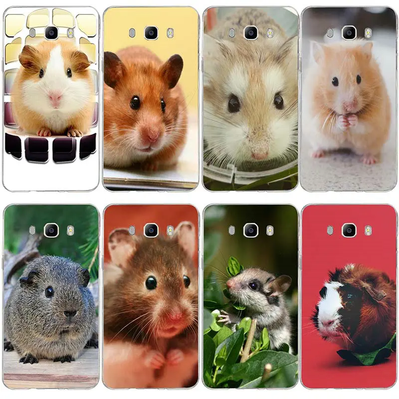 Animal Lovely Hamster Soft TPU Transparent Phone Cases For Samsung Galaxy J1 J2 J3 J5 J7 A3 A5 A7 2016 2017 Shell | Мобильные
