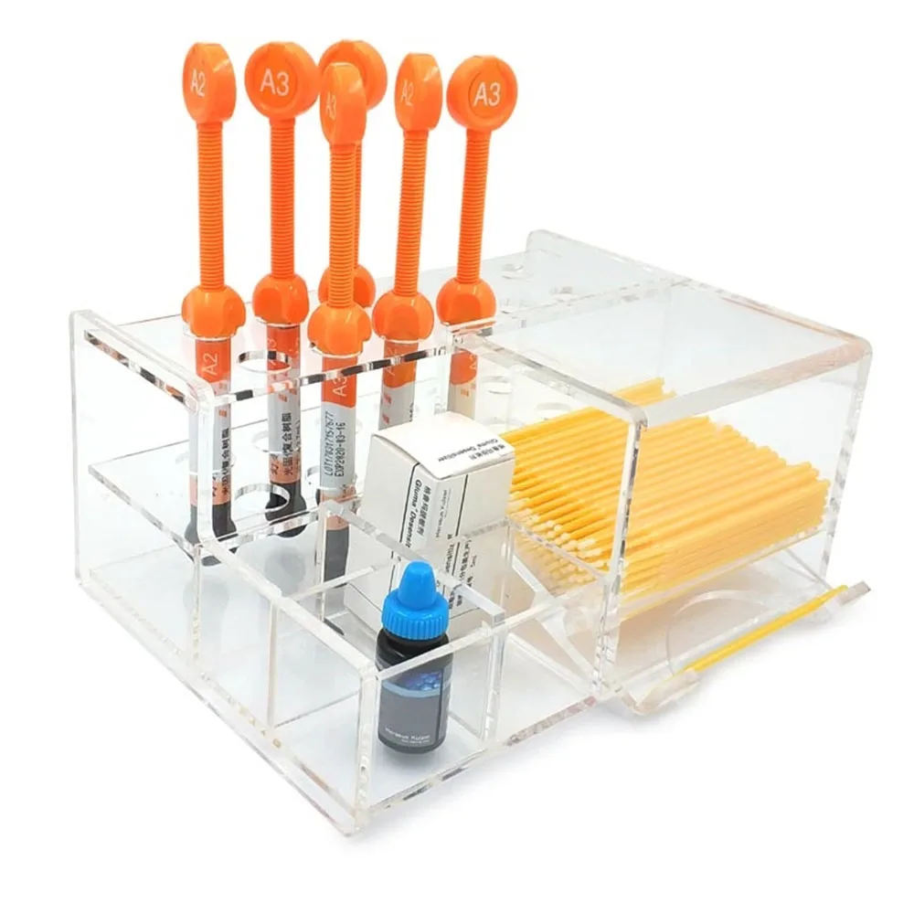 1 Pcs Dentistry Oral Material Storage Box Rack Holder for Resins