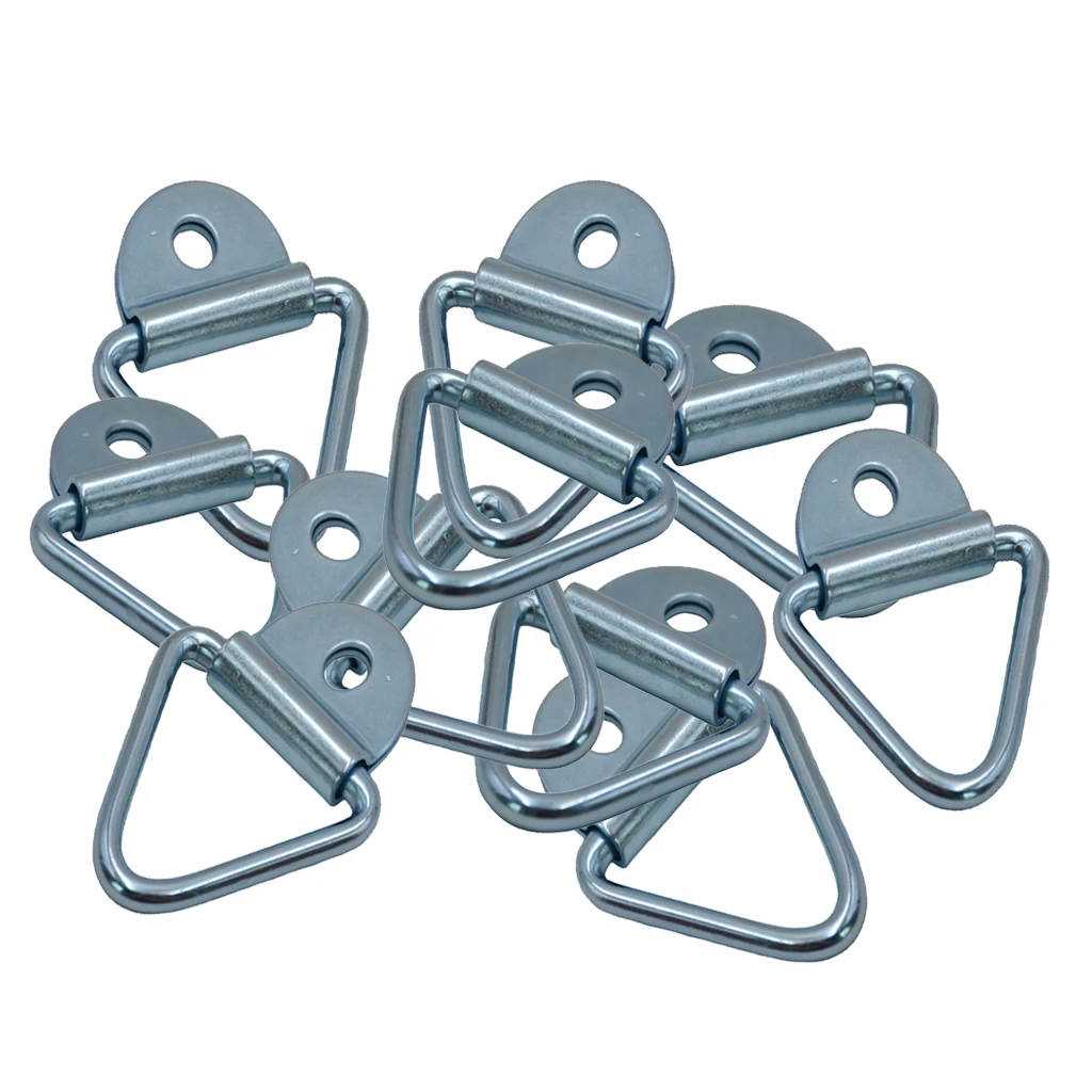 10x Tie-Down Anchors, Bolt-On Cargo Tie Down Flush Mount Rings Eye