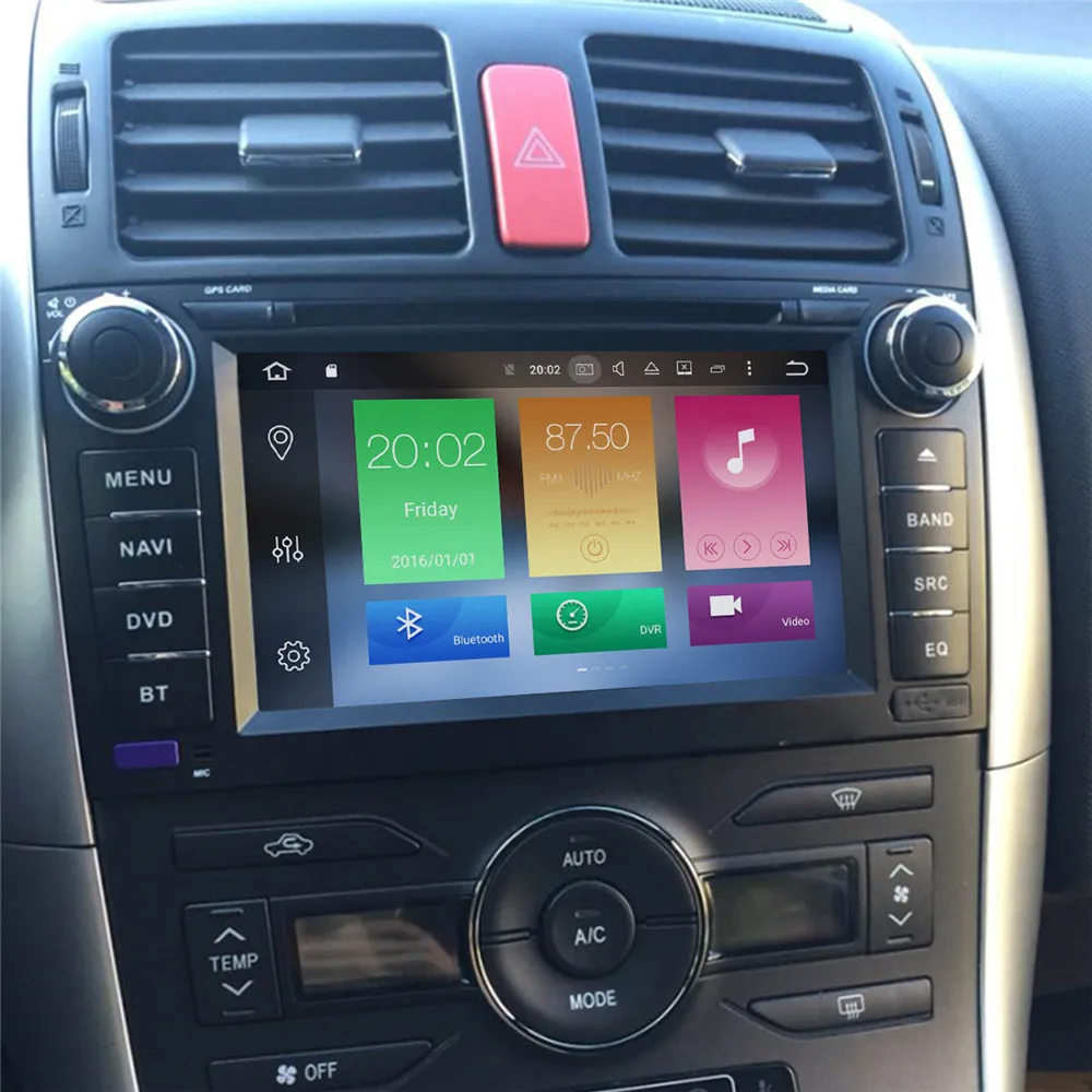 DSP Android 10,0 автомобильный DVD стерео Мультимедиа для Toyota Auris 2013 BT Авто ПК радио gps навигация Видео Аудио головное устройство