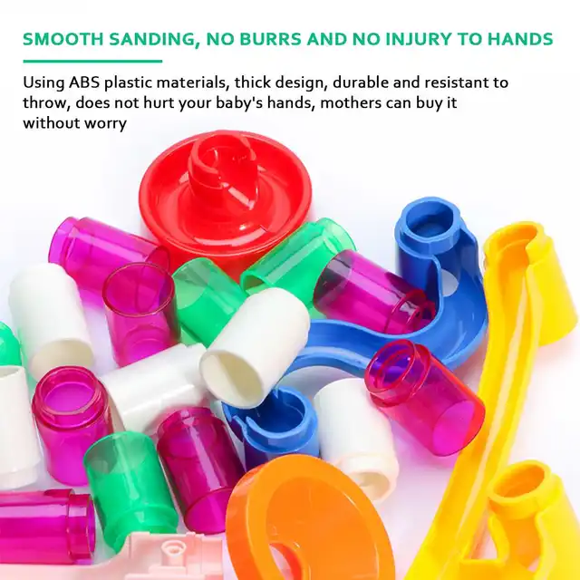 Marble Run Building Blocks Funnel Slide Bricks Toys 3D Maze Ball Rolling Labyrint  Race Track Labyrint Children Educational Toys 2