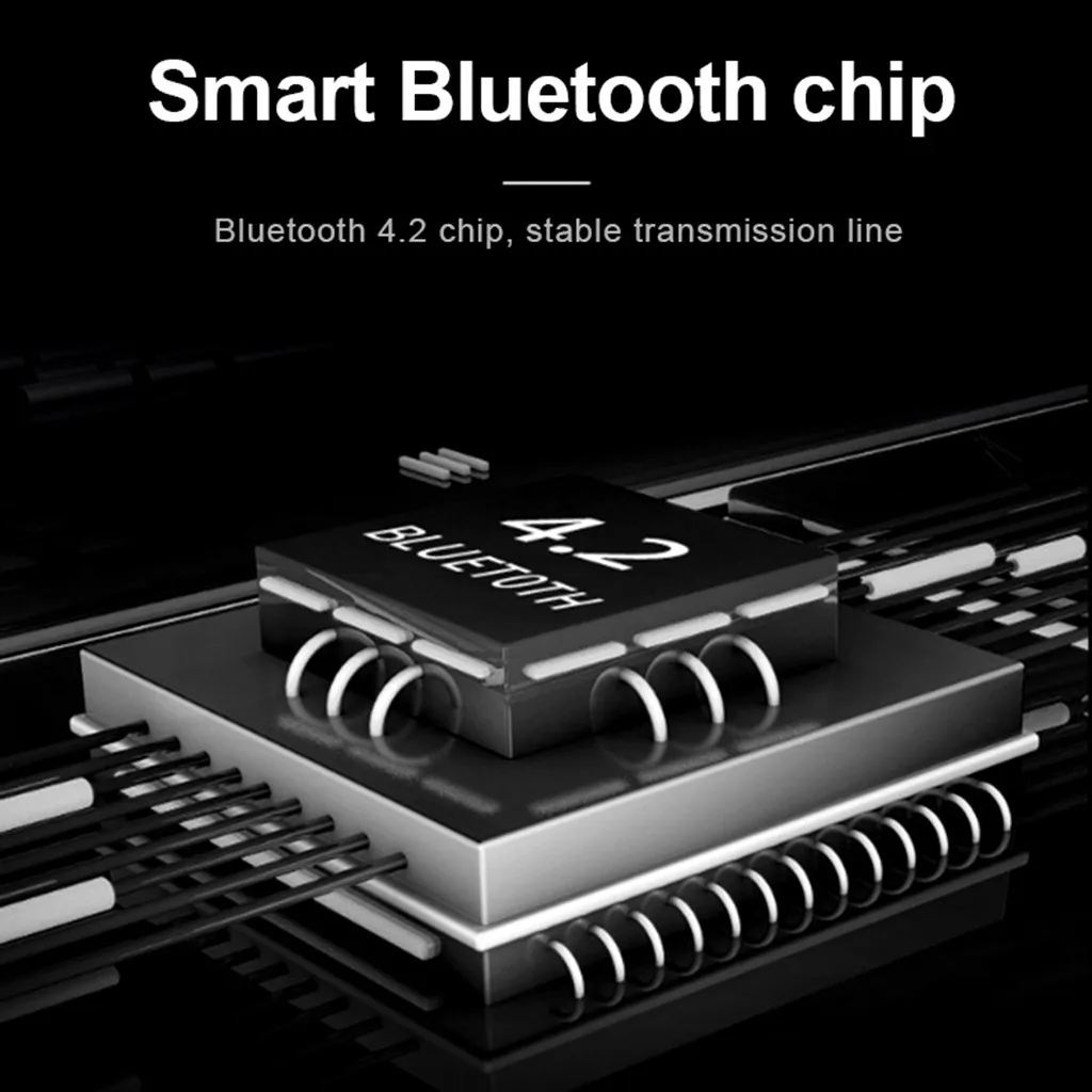 Наушники-вкладыши, магнитные Беспроводные Bluetooth 4,2 наушники, гарнитура, спортивные стерео наушники, наушники-вкладыши, свободные руки с микрофоном