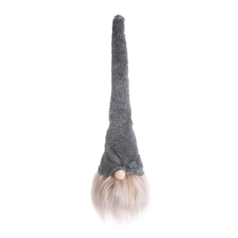 22 Knitted Sitting Tomte Christmas Gnome Doll Decorations Tabletop Santa Figurines Ornaments Holiday Present Produtos De Natal - Цвет: 22