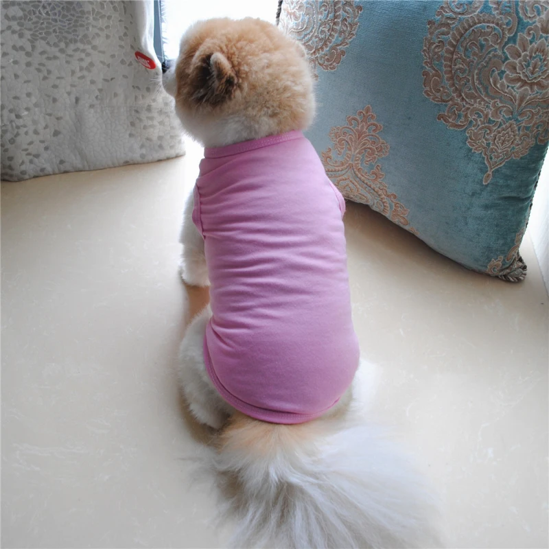 Cat Clothes Chihuahua Yorkie Clothing Summer Dog Vest Puppy Coat Pajamas T-shirt Poodle Bichon Pomeranian Pet Costumes Outfit