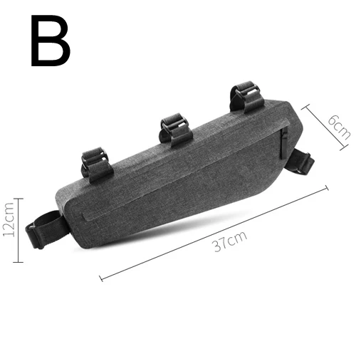 Model B Велосипедная сумка, Велоспорт, треугольник, седло, сумка, MTB, водонепроницаемая верхняя труба, передняя рама, сумка для набора инструментов, аксессуары - Цвет: Model B