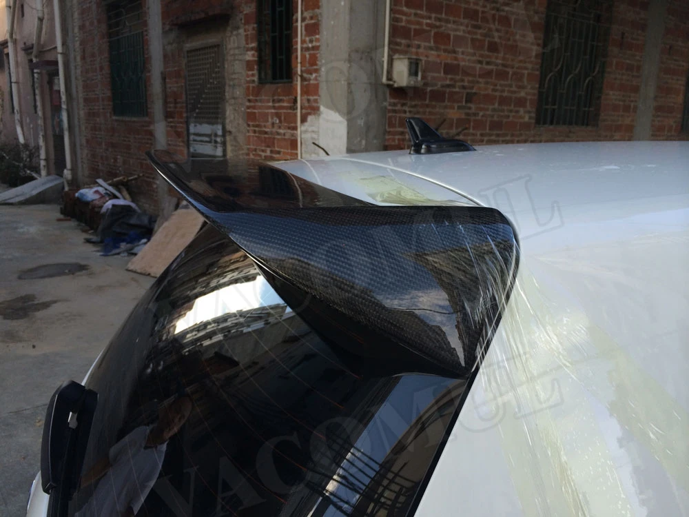 Задний спойлер на крышу из углеродного волокна, оконные крылья для VW Golf 6 VI MK6 GTI R20, спойлер 2010-2013 OS, стиль не для основного бампера