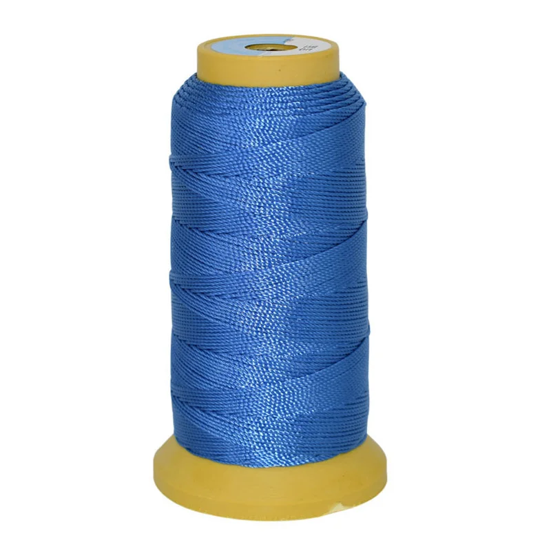 Многоцветный нейлоновый шнур 0,2/0,5/0,7/1,0/1,2 мм нить китайский узел шнур веревка макраме плетеный браслет шнура Вязание пряжа веревки - Цвет: 9
