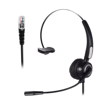 

VH510 RJ9 Mono Headsets Call center Office Single headset With Mic Headband Telephone Noise Reduction Customer Service Headphone