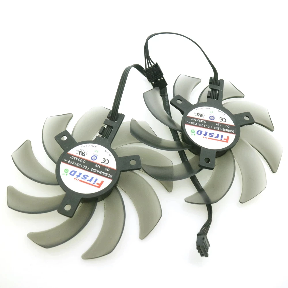 Ventilador vga 10dc12v 0.35a 4pin 86mm para