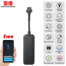 Car Motorcycle GPS Tracker Triple modules Over speed alarm High voltage protection Remote