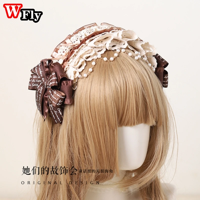Handmade Harajuku Sweet Women Girls Lolita Lace Chocolate