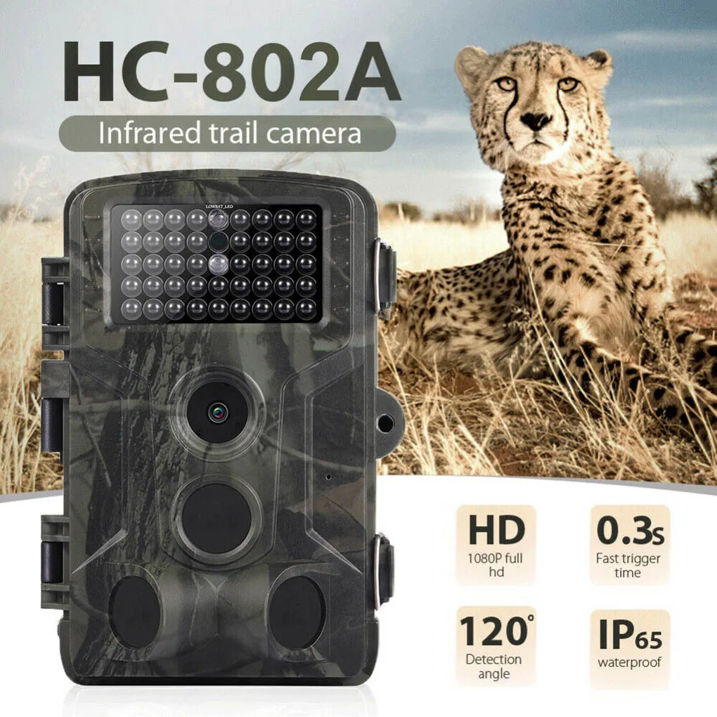 

HC-802A Hunting Trail Camera Wildlife Camera With Night Vision Motion Activated Outdoor Trail Camera 0.3s Trigger Wildlife Scout