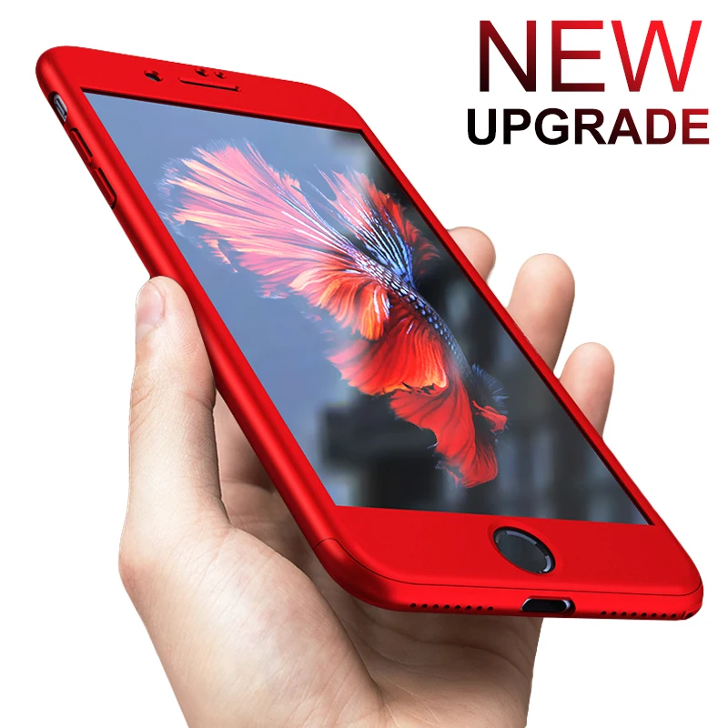Противоударный чехол с полным покрытием для iPhone 8 7 6 6S Plus SE 360 5 2020 11 Pro XS MAX XR X со