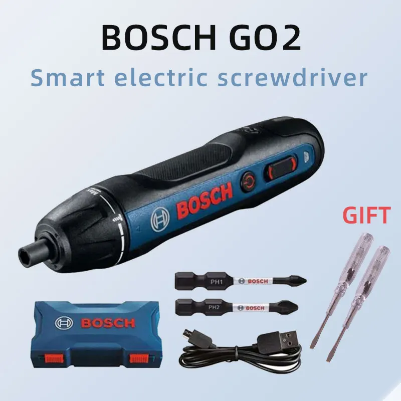 

Bosch Go2 electric screwdriver automatic rechargeable screwdriver hand drill Bosch Go multi-function electric batch tool