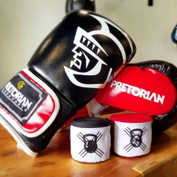 BNPRO PRETORIAN Brand10 16 унций боксерские перчатки бразильские Muay Thai PU кожаные двойные