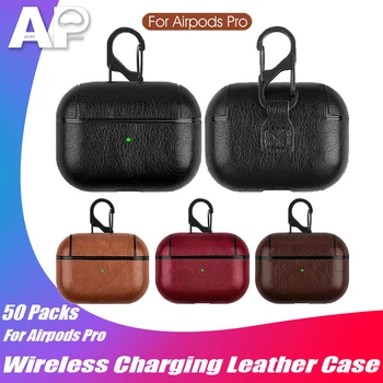 

Acespower Wireless Charger Case for Apple Bluetooth Earphone for Airpods Pro 3 Leather Full Wrap Protector Cover 50pcs