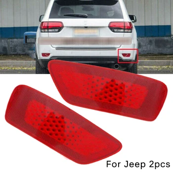 

PMMA lens Reflector Left Right For Jeep Replace 2Pc Car Reflective strips