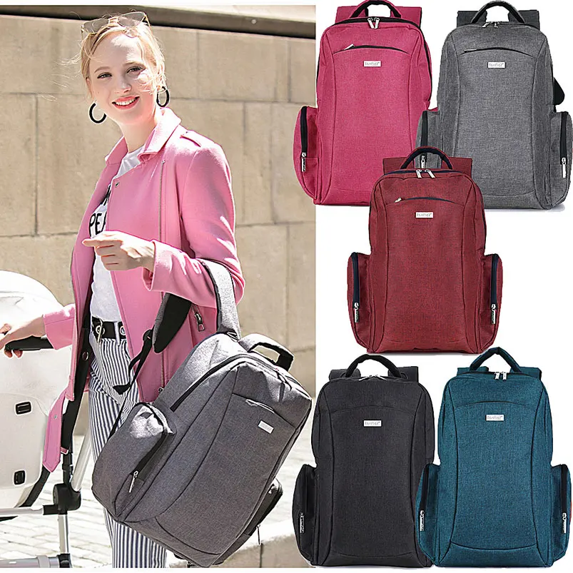 

Simple Practial Pretty Mother Backpack Baby Nursing Nappy Diaper Bag Tote Multipurpose Handbag Large Capacity Mobile Phone Cases