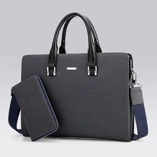 Новая Универсальная деловая сумка для ноутбука, водонепроницаемая сумка, 14 дюймов, модная сумка через плечо, сумка на молнии для ноутбука, сумка для путешествий, портфель