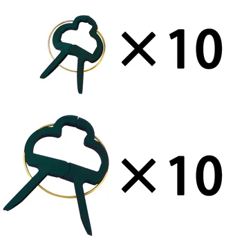 

60 Pcs Reusable 25mm Plastic Plant Support Clips Clamps For Plants Hanging Vine Garden Greenhouse Vegetables Tomatoes Clips