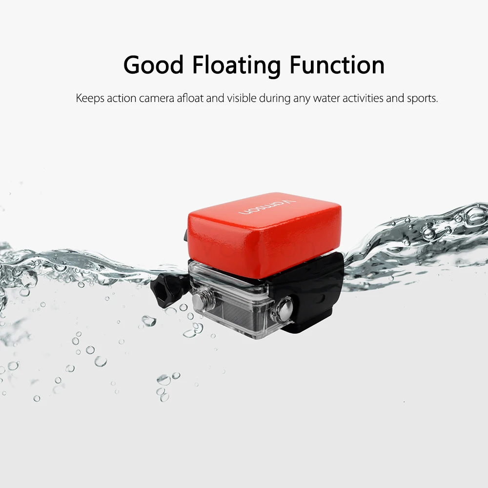 Vamson для GoPro Hero 8 7 6 5 Floaty Box с клейкой анти мойка наклейка Go Pro Аксессуары yi 4K MIJIA