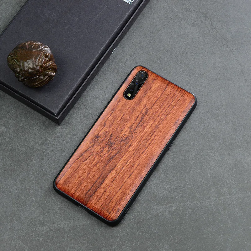 Специальный деревянный ящик для Vivo IQOO Pro Чехол роскошная деревянная задняя крышка ударопрочный тонкий TPU рамка IQOO NEO Coque для Vivo IQOO Pro Funda