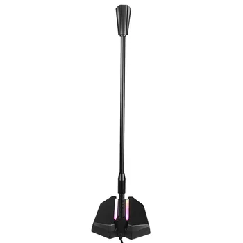 

Gooseneck Desk Omnidirectional Condenser Mic USB RGB PC Microphone with Stand Network Teaching Video Conferencing