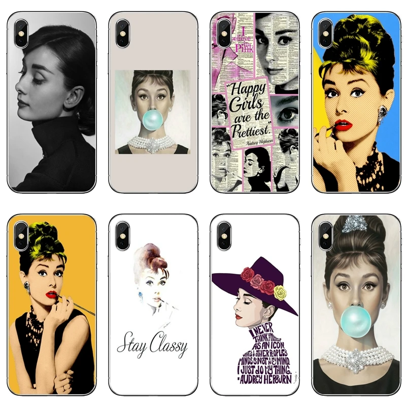Аксессуары для телефона Одри Хепберн Чехол Huawei P30 P20 Pro P10 P9 P8 Lite Y5 Y6 Y7 Y9 P Smart Plus 2018 2019