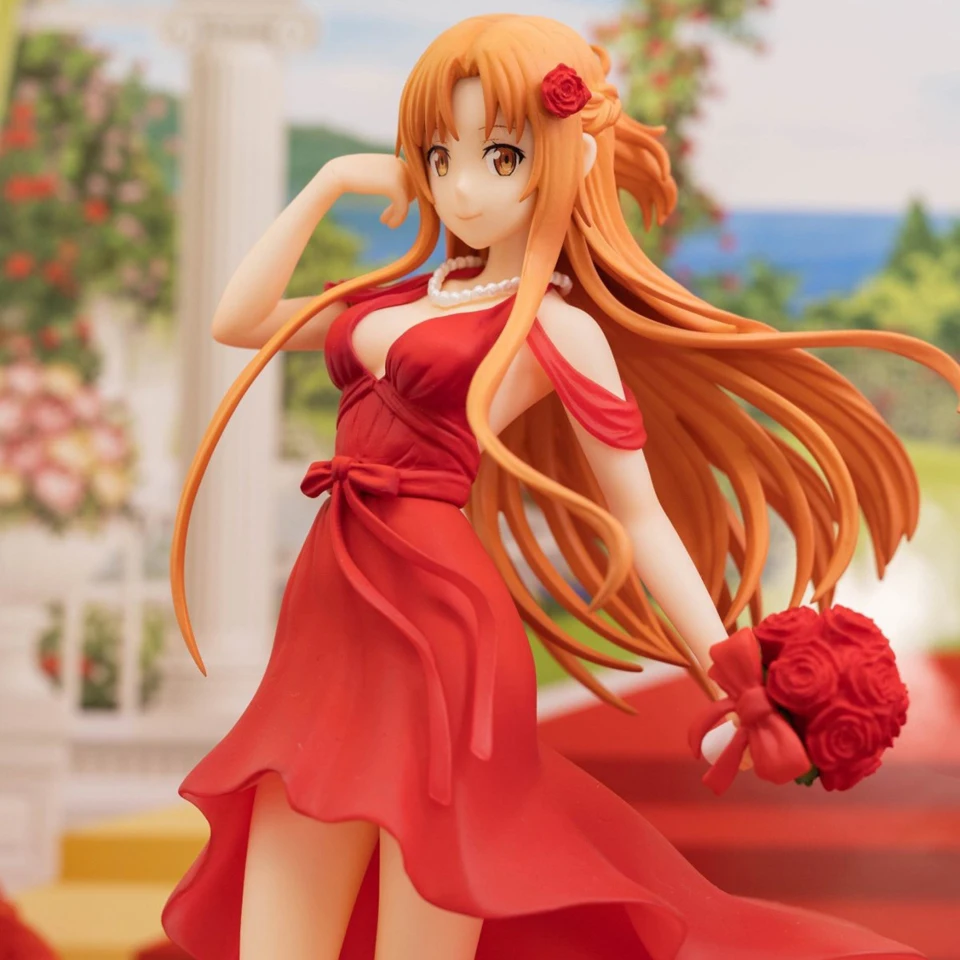 Tronzo BANPRESTO Sword Art Online 10th anniversary Limitted Asuna Alice свадебное платье Ver ПВХ фигурка модель игрушки