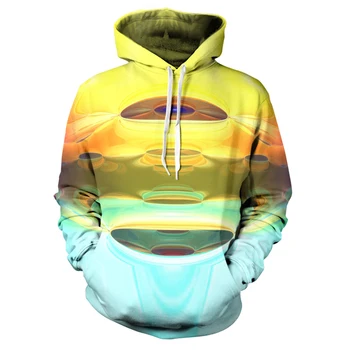 

New 3D printing Hoodie men's Creative Color Hoodie psychedelic dizzy casual simple street style top multiple patterns xxs-6xl