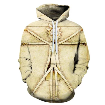 

Skull Itself Hoodies Men's Sweatshirt 3d Da Vinci Fuuny Casual Harajuku Large 6XL Jacket Streetwear Clothes Unisex Drop Shipping