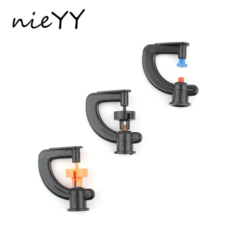 

10pcs G Type 360 Degree Rotary Refraction Atomizer Nozzle Micro Sprayer Adjustable Micro Sprinklers Garden Irrigation Fittings