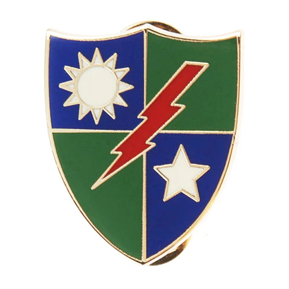 

US ARMY 75TH RANGER REGIMENT METAL INSIGNIA PIN BADGE COCKADE