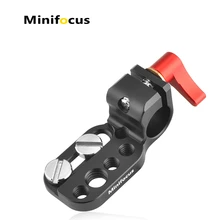 DSLR Kamera Mini Montage Platte mit 15mm Rod Clamp 1/4 3/8 Gewinde für LED Licht EVF Monitor befestigung diy optionen Licht Gewicht