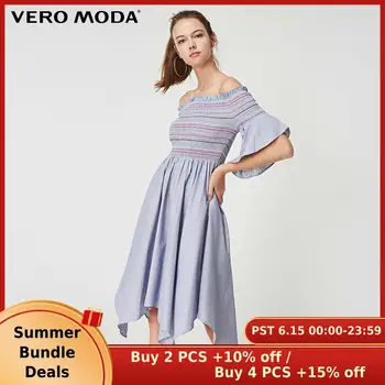 

Vero Moda Women's Polka Dots Elasticized Elbow Sleeves Dress | 31926Z526