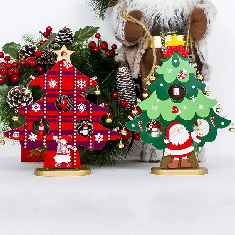 

Artificial Christmas Tree LED Lights Holiday Window Decorations Set Kids Girts