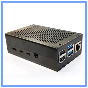 

VONETS Aluminum Alloy Protective Cooling Case Box Shell for Raspberry Pi 4B Motherboard