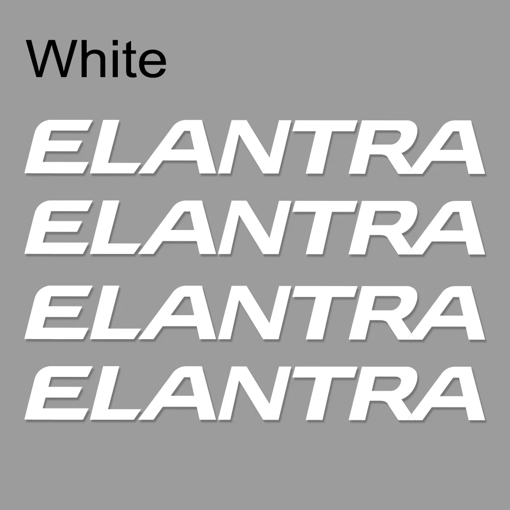 Автомобильный Стайлинг наклейка авто Декор для hyundai Elantra Светоотражающая наклейка на окно автомобиля украшение для дворника пленительная Наклейка Автомобильные аксессуары - Название цвета: Белый
