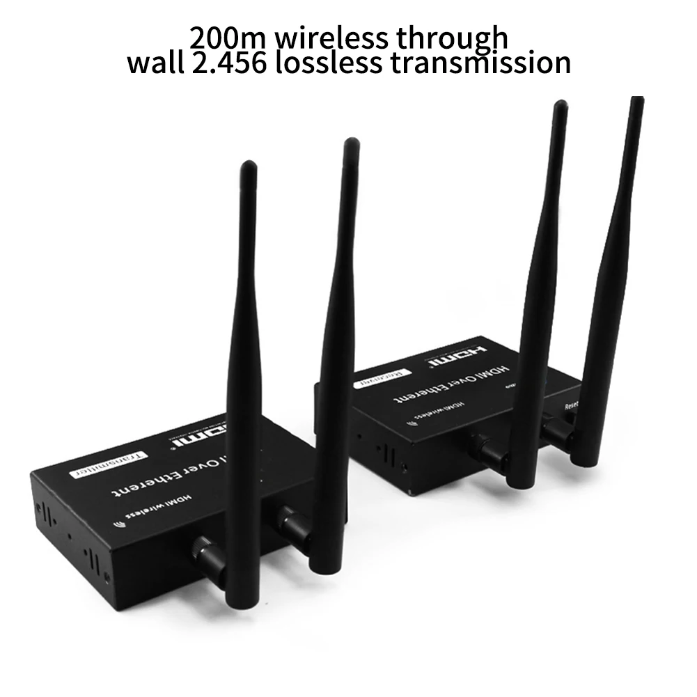 200 м HDMI удлинитель Loop Out беспроводной приемник передатчик набор wifi профессиональный адаптер электронный сигнал отправка домашнего аудио видео
