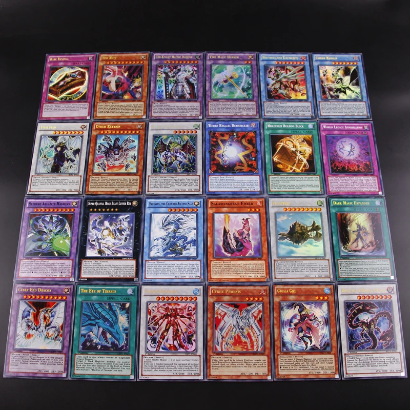 100 шт. Yu Gi Oh японское аниме 100 разные английские карты Крылатый Дракон гигантский солдат небо Дракон флэш-карта детская игрушка подарок