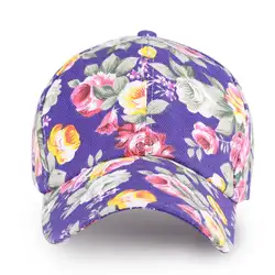 Бейсбольная кепка с цветочным узором женские летние цветы леди девушки K поп Snapback Хип Хоп плоская шляпа спортивные Runnning Козырьки Шляпы 2019