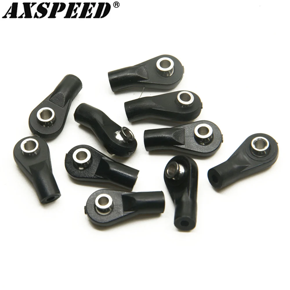 AXSPEED M3 Plastic Ball Head Straight Rod Ends Width Balls for 1/10